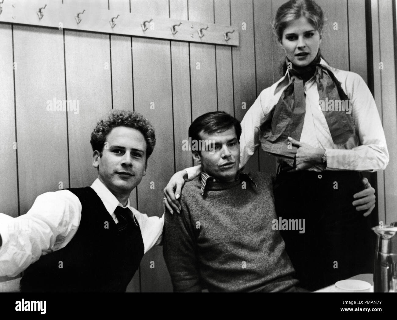 JACK NICHOLSON, ART GARFUNKEL and CANDICE BERGEN in CARNAL