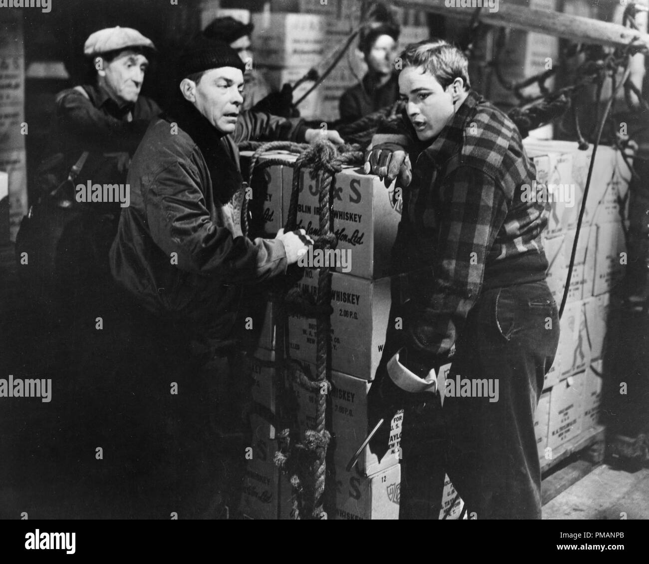 Studio Publicity Still: 'On the Waterfront'  Marlon Brando  1954 Columbia   File Reference # 32039 179THA Stock Photo