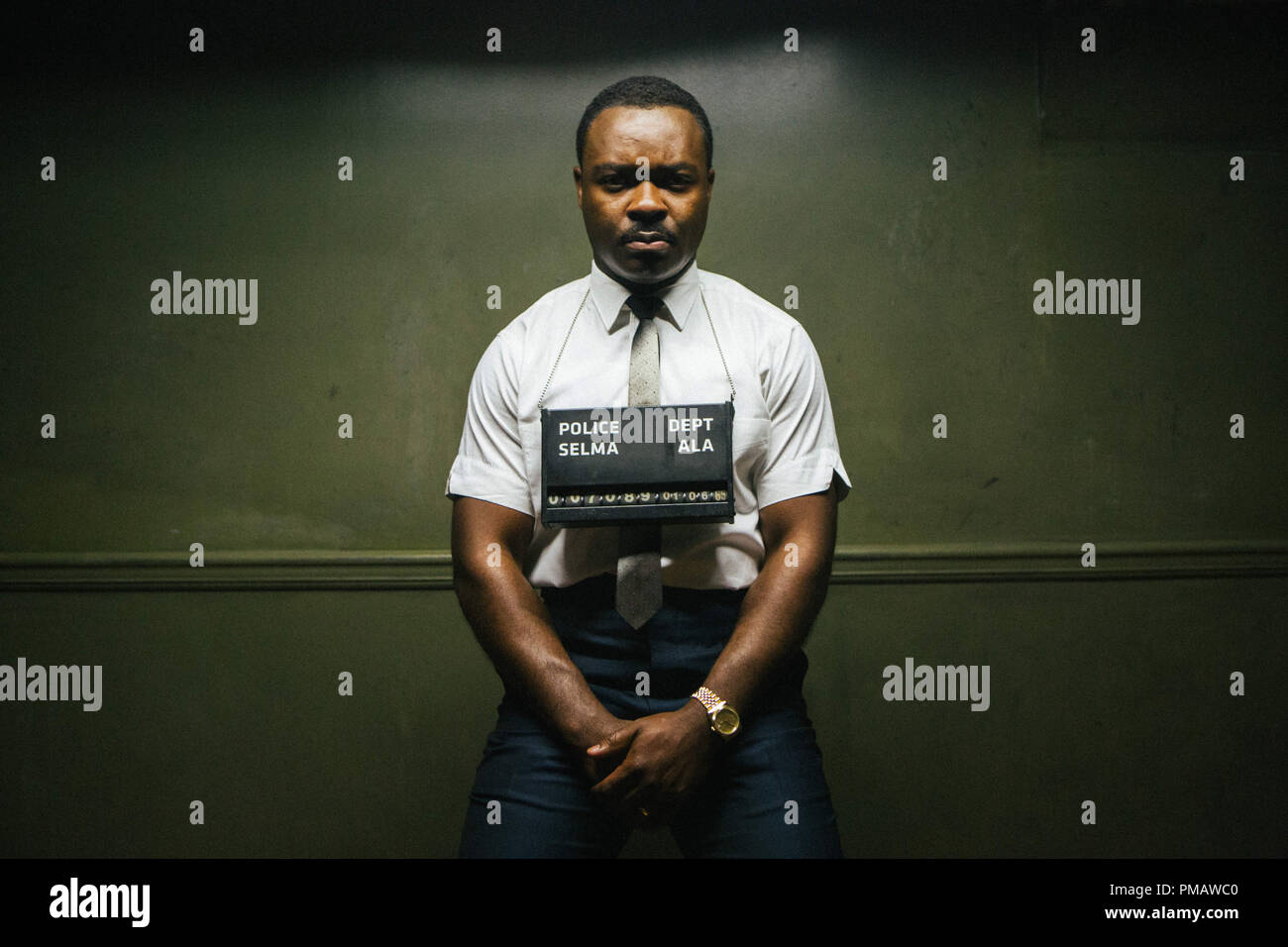 David Oyelowo plays Dr. Martin Luther King, Jr. in SELMA, from Paramount Pictures, Pathé, and Harpo Films. Stock Photo