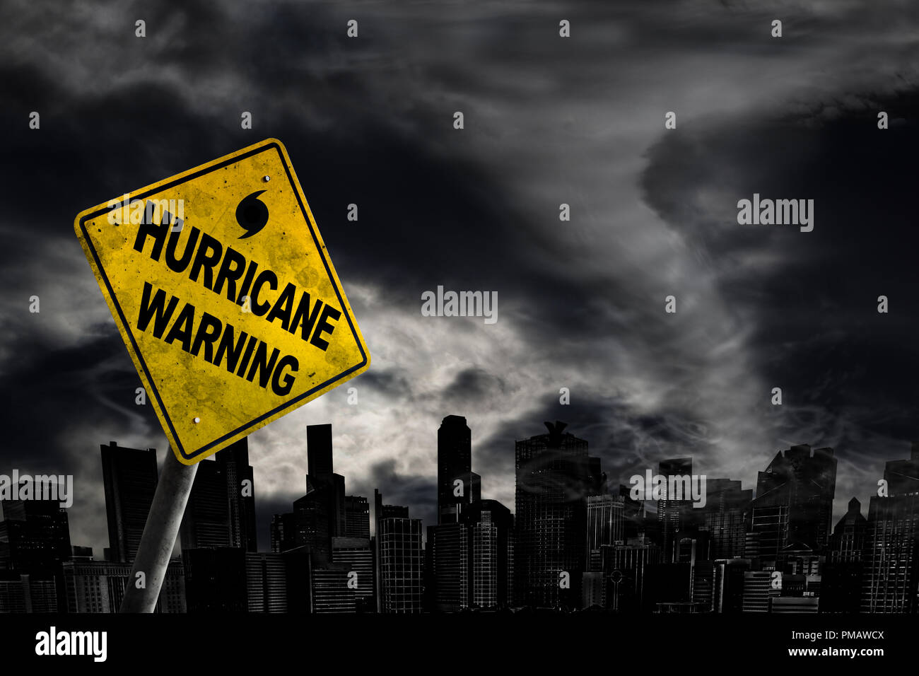 Hurricane warning flags hi-res stock photography and images - Alamy