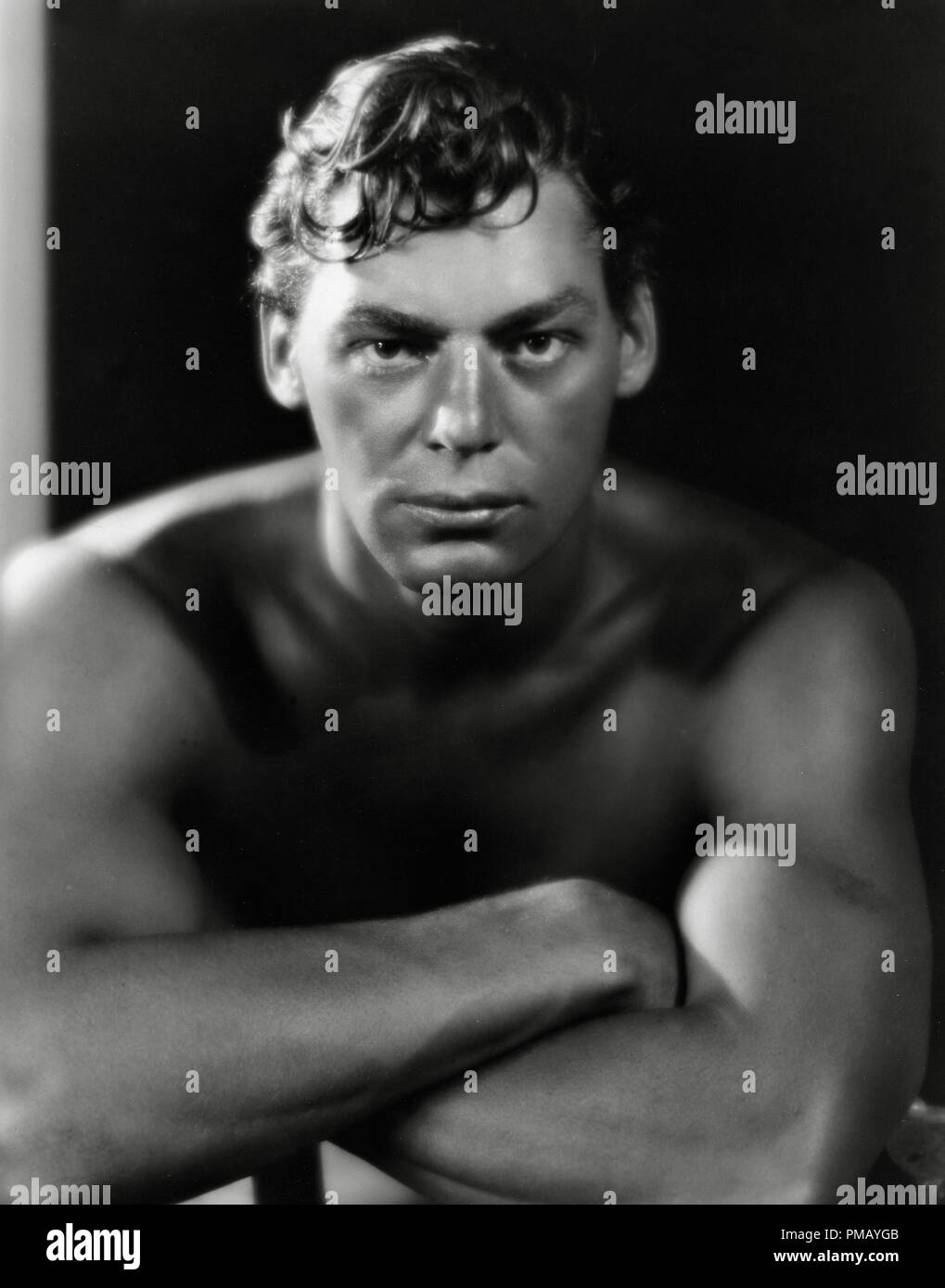 Johnny Weissmuller circa 1932 MGM   File Reference # 32557 262THA Stock Photo