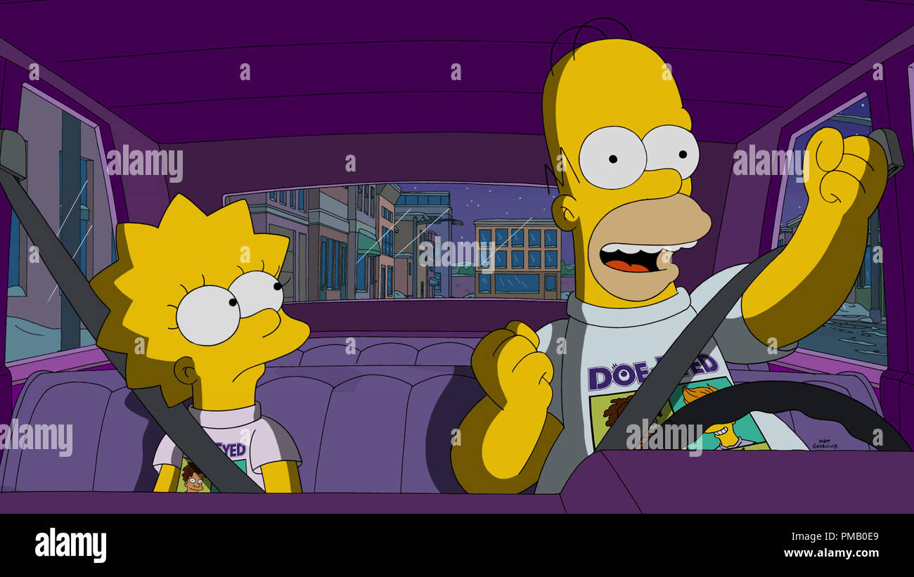 THE SIMPSONS Homer enjoy the perks of Lisa having a rich friend in the