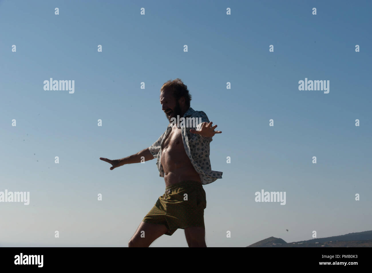 Ralph Fiennes as “Harry Hawkes” in A BIGGER SPLASH. © 2015 Twentieth