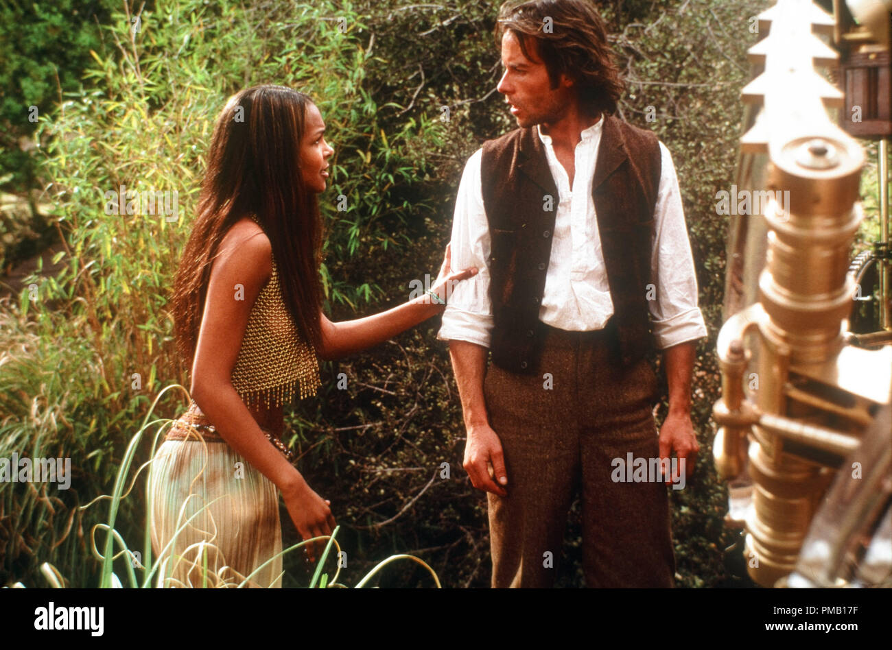 Guy Pearce and Samantha Mumba, "The Time Machine" (2002) File Reference # 33018_005THA  For Editorial Use Only -  All Rights Reserved Stock Photo