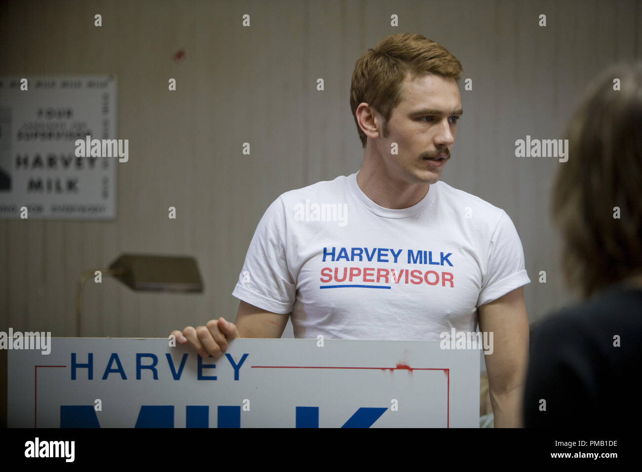 James Franco stars as real-life gay rights activist Scott Smith in director Gus Van Sant's MILK, a Focus Features release  "Milk" (2008) Focus Features Stock Photo