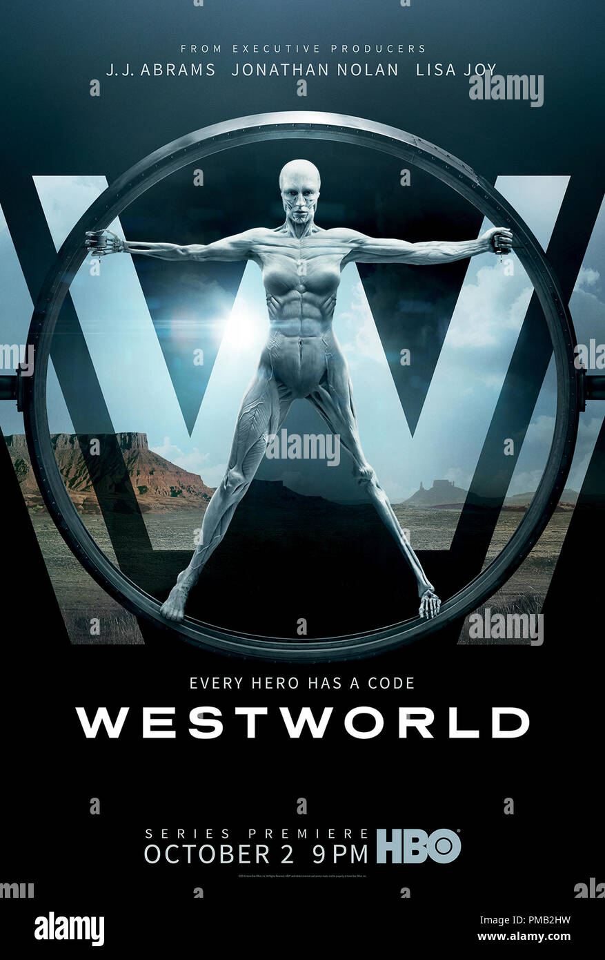 Westworld" (2016) HBO TV Series Poster Stock Photo - Alamy