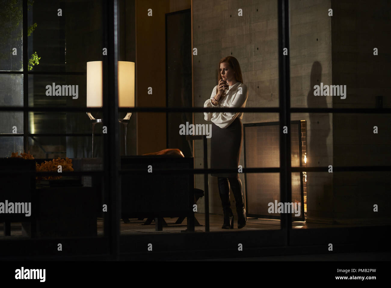 Amy Adams stars as Susan Morrow in Tom Ford's NOCTURNAL ANIMALS, a Focus Features release Credit: Merrick Morton / Focus Features (2016) Stock Photo