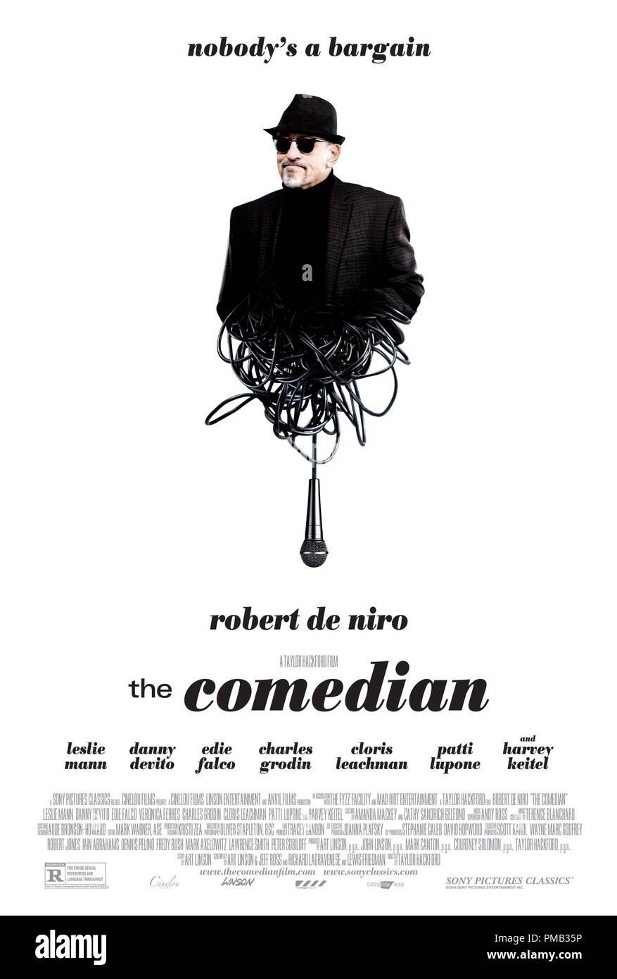 'The Comedian' (2016) Sony Pictures Classics Poster Stock Photo