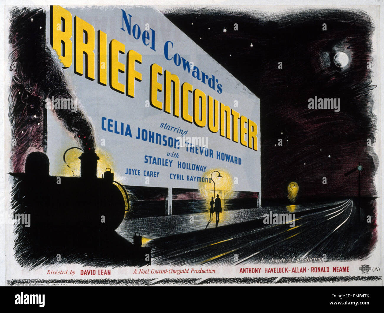 'Brief Encounter' (1945 UK) Eagle Lion Distributors  Poster  File Reference # 33371 384THA Stock Photo