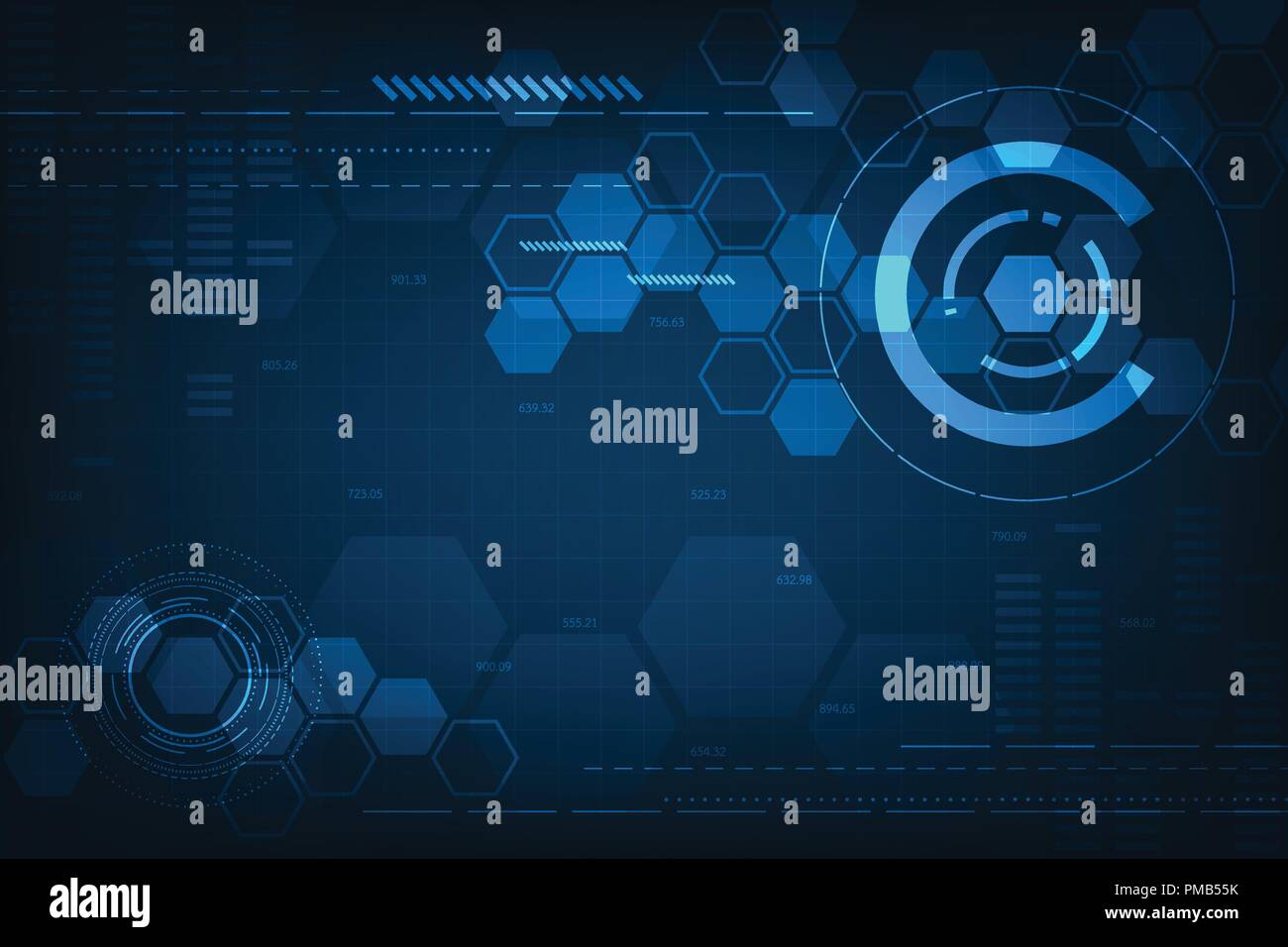 Vector background in the concept of technology Stock Vector Image & Art ...