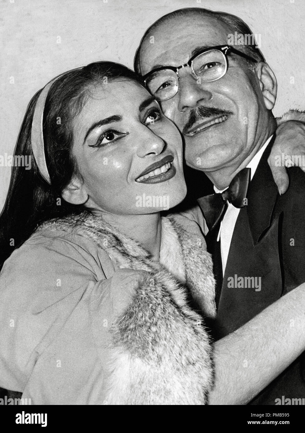 Maria Callas and her father George 1958 File Reference # 33536 436THA ...