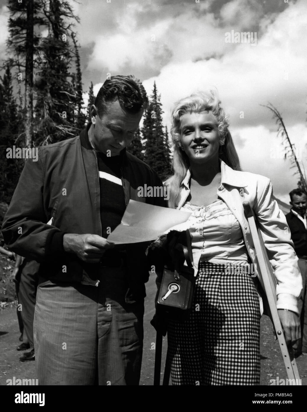 Marilyn Monroe, "River of No Return" 1954 20th Century Fox    File Reference # 33536_468THA Stock Photo