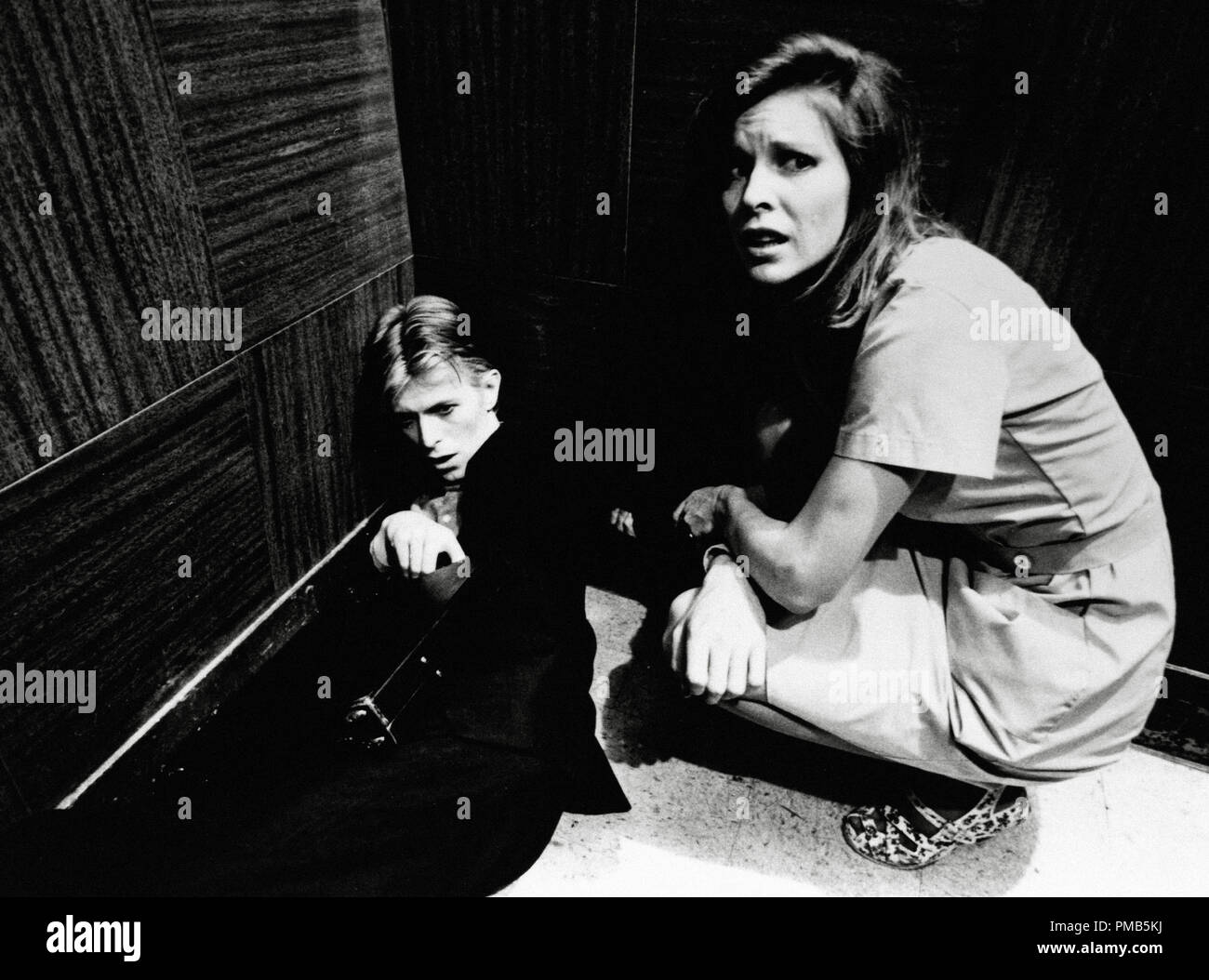 David Bowie, Candy Clark, 'The Man Who Fell to Earth' 1976 British Lion Film Corporation    File Reference # 33536 587THA Stock Photo