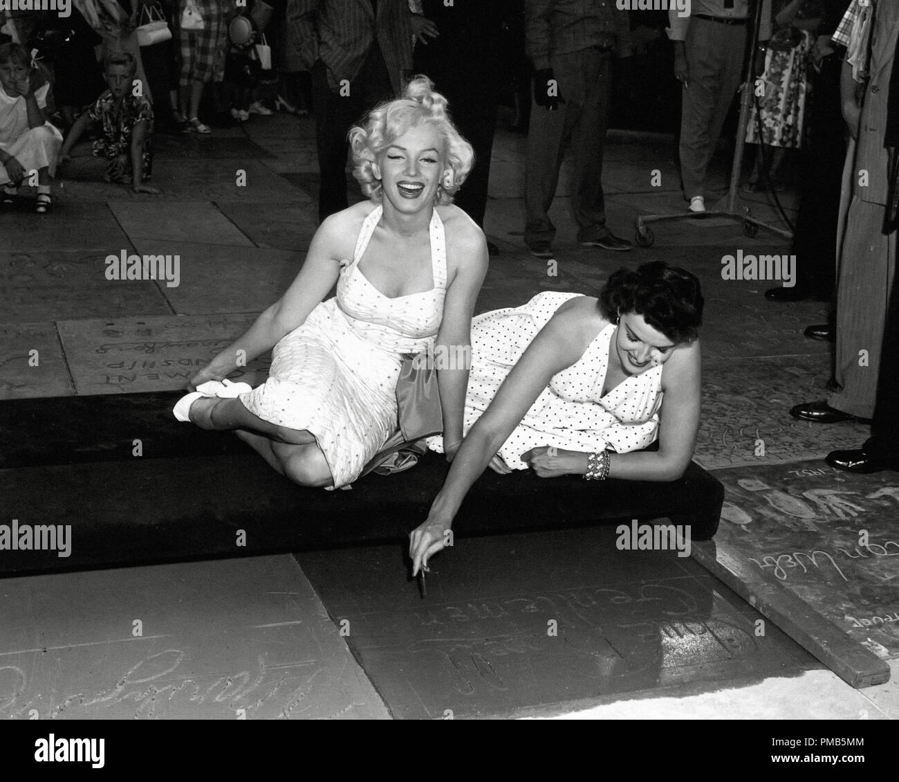 Marilyn Monroe and Jane Russell, circa 1953 File Reference 33536 601THA Stock Photo Alamy