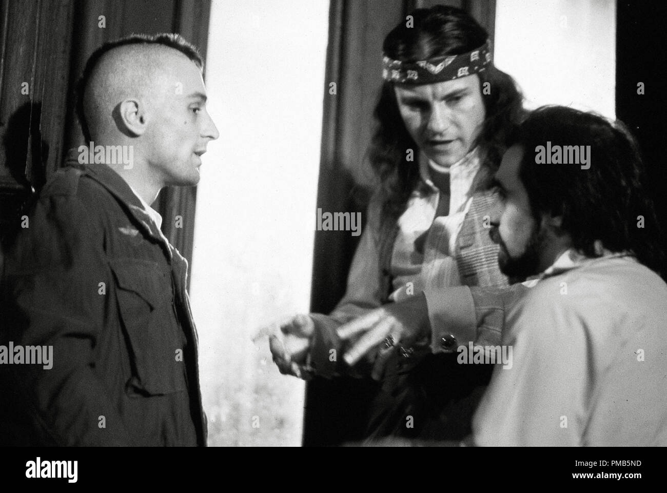 Robert De Niro, Harvey Keitel, director Martin Scorsese, "Taxi Driver