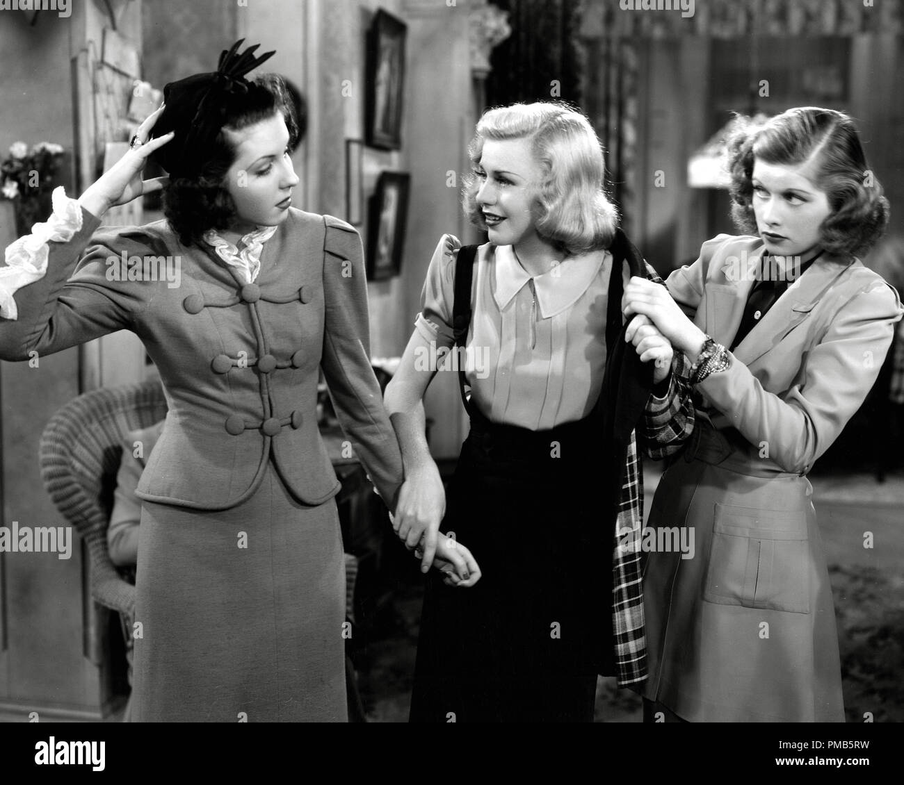 Ann Miller, Ginger Rogers, Lucille Ball, "Stage Door" 1937 RKO Radio