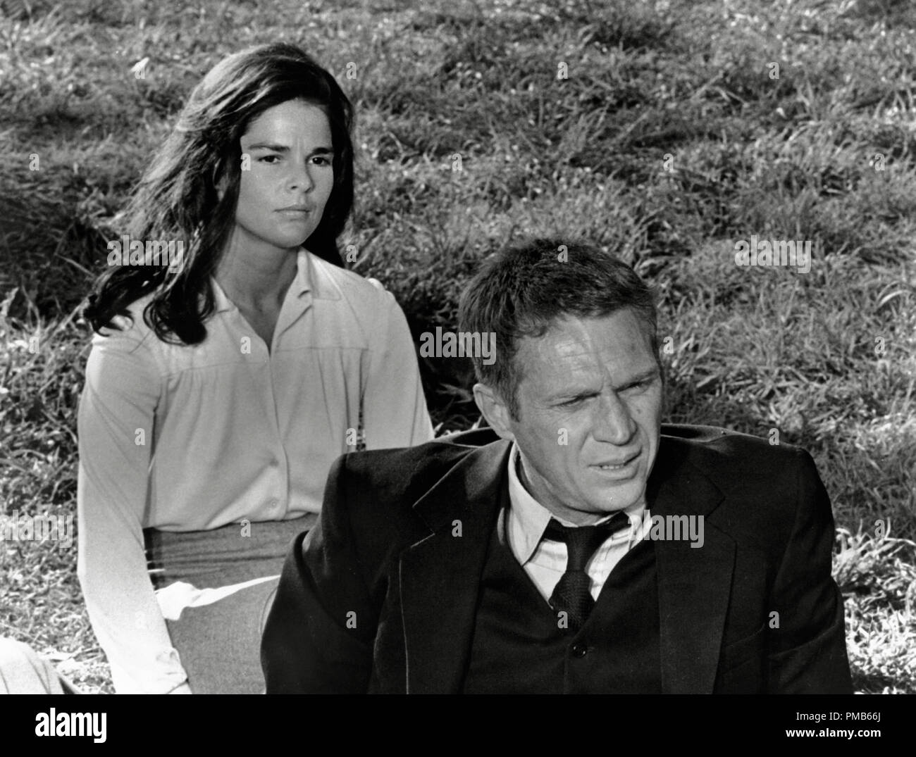 Ali Macgraw, Steve McQueen, 'The Getaway' (1972) Warner Bros.  File Reference # 33536 830THA  For Editorial Use Only -  All Rights Reserved Stock Photo