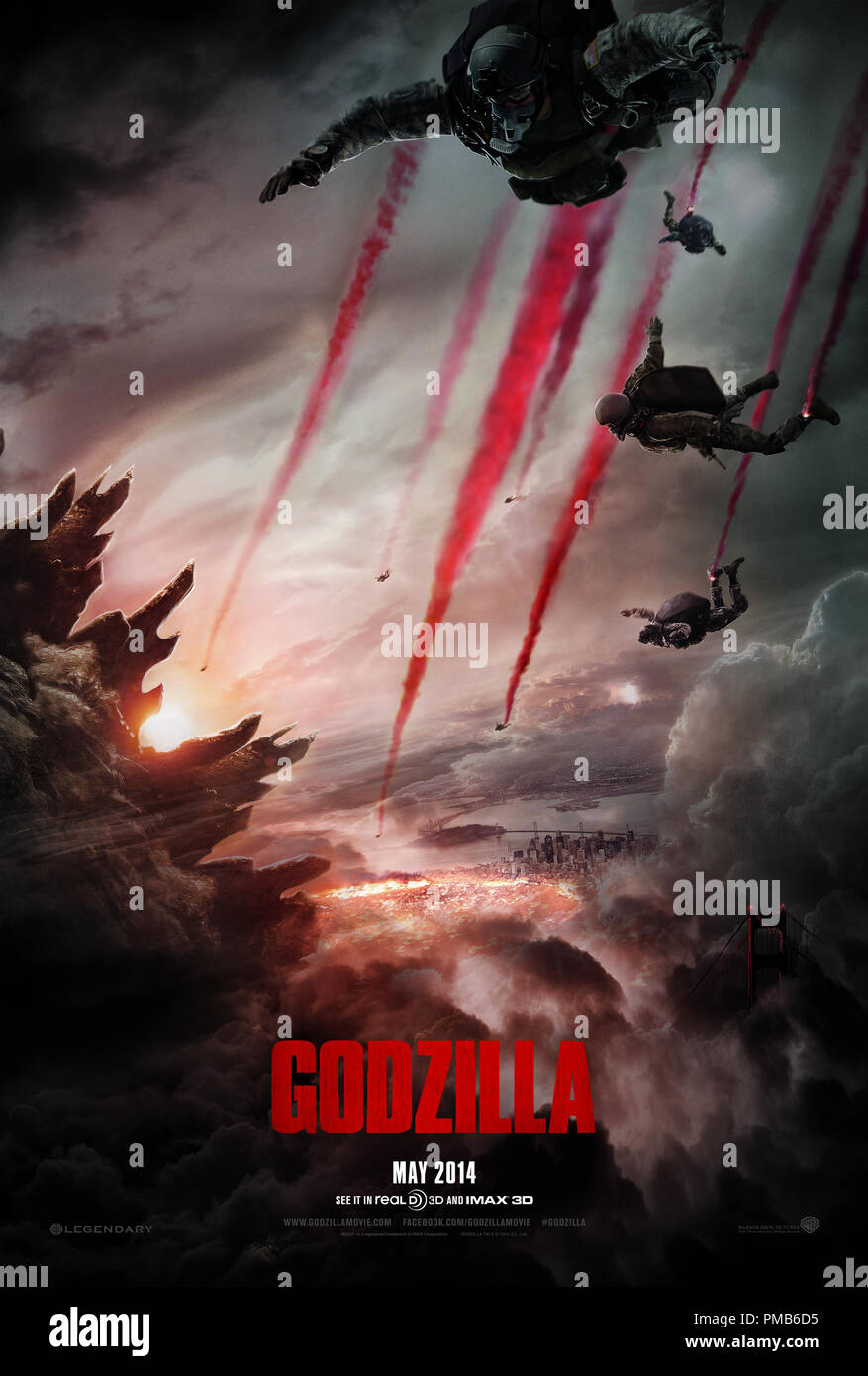 Godzilla movie poster hi-res stock photography and images - Alamy