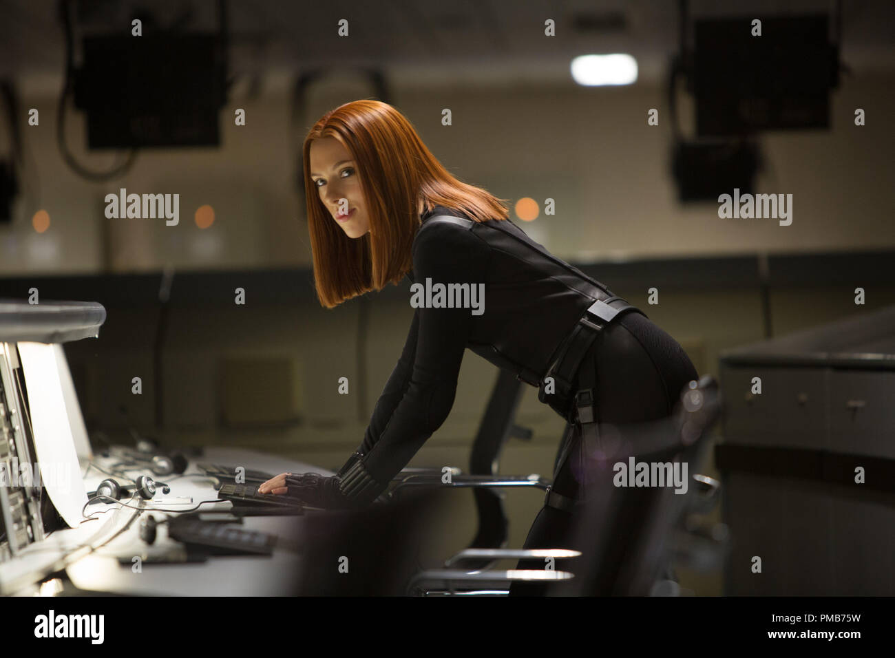 'Marvel's Captain America: The Winter Soldier'..Black Widow/Natasha Romanoff (Scarlett Johansson) Stock Photo