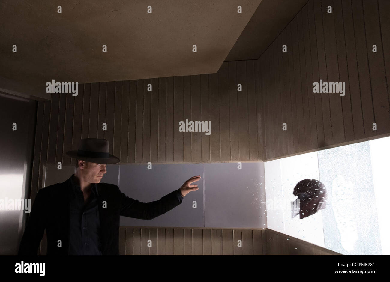 Erik Lehnsherr (Young played by Michael Fassbender, wields