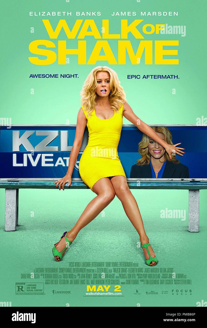 Elizabeth Banks in Walk of Shame (2014) Poster Stock Photo Alamy