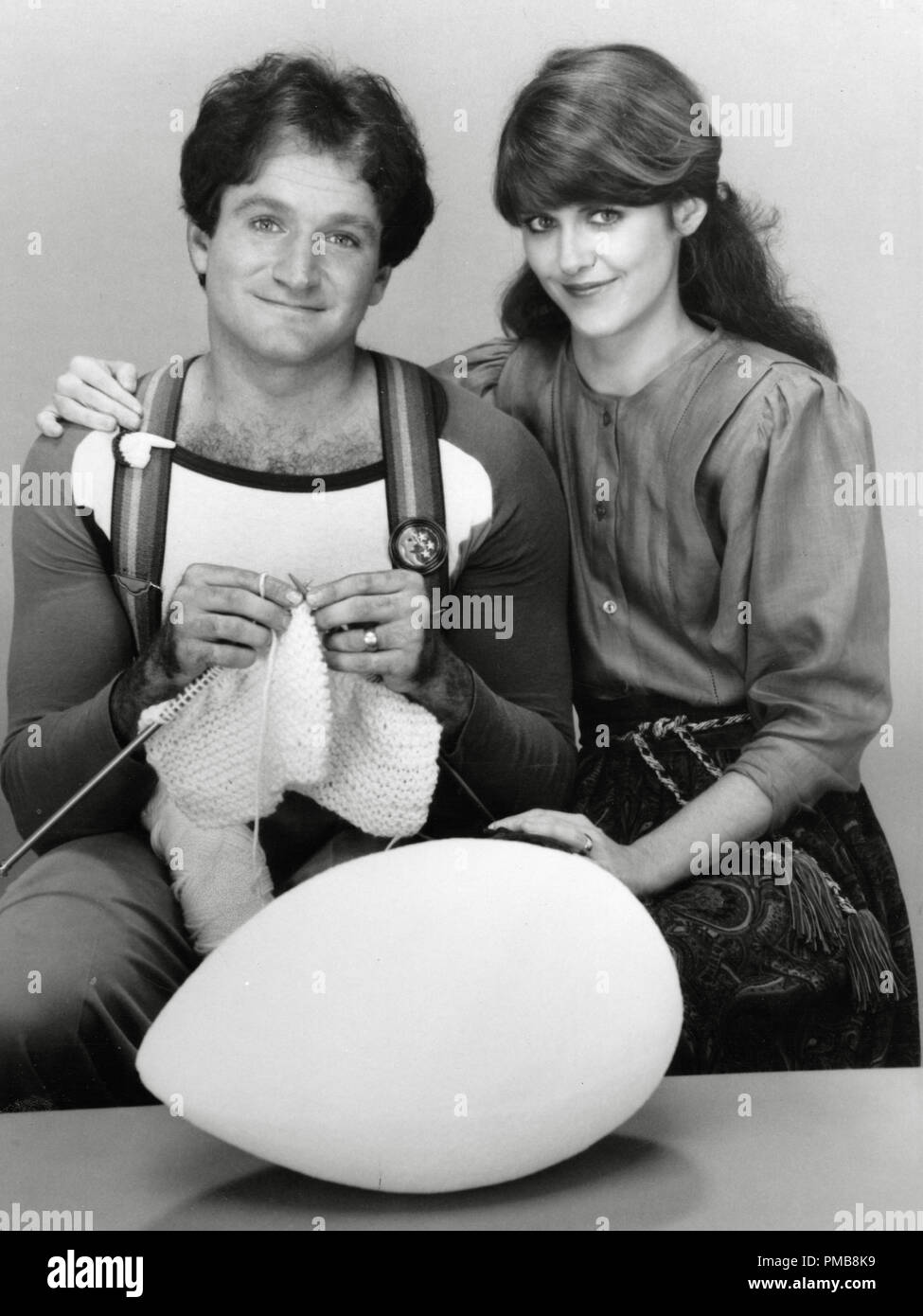 Robin Williams, Pam Dawber, 'Mork & Mindy' circa 1978 ABC   File Reference # 32337 260THA Stock Photo
