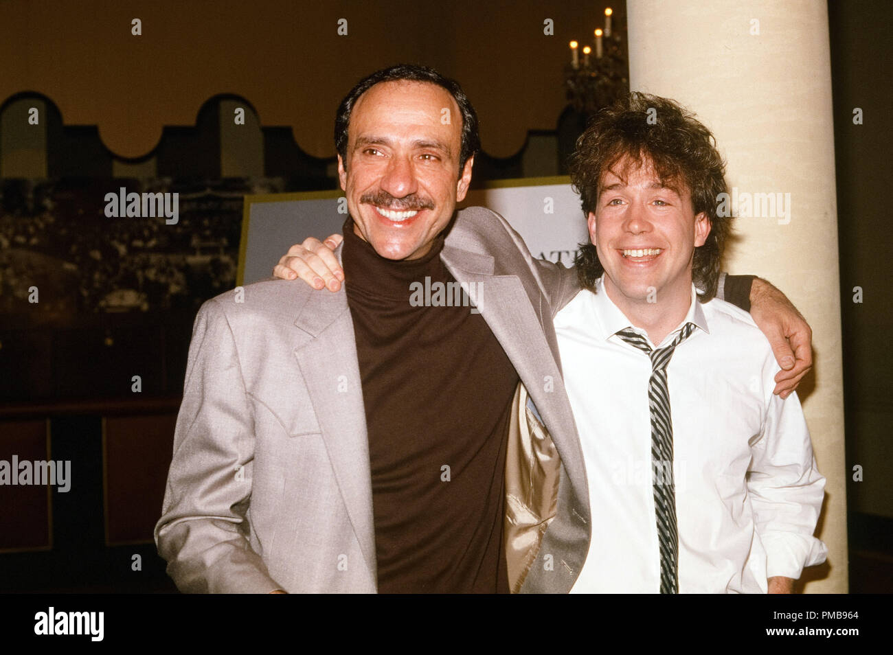 F. Murray Abraham and Tom Hulce, stars of 'Amadeus', circa 1984 File Reference # 32557 516JRC Stock Photo