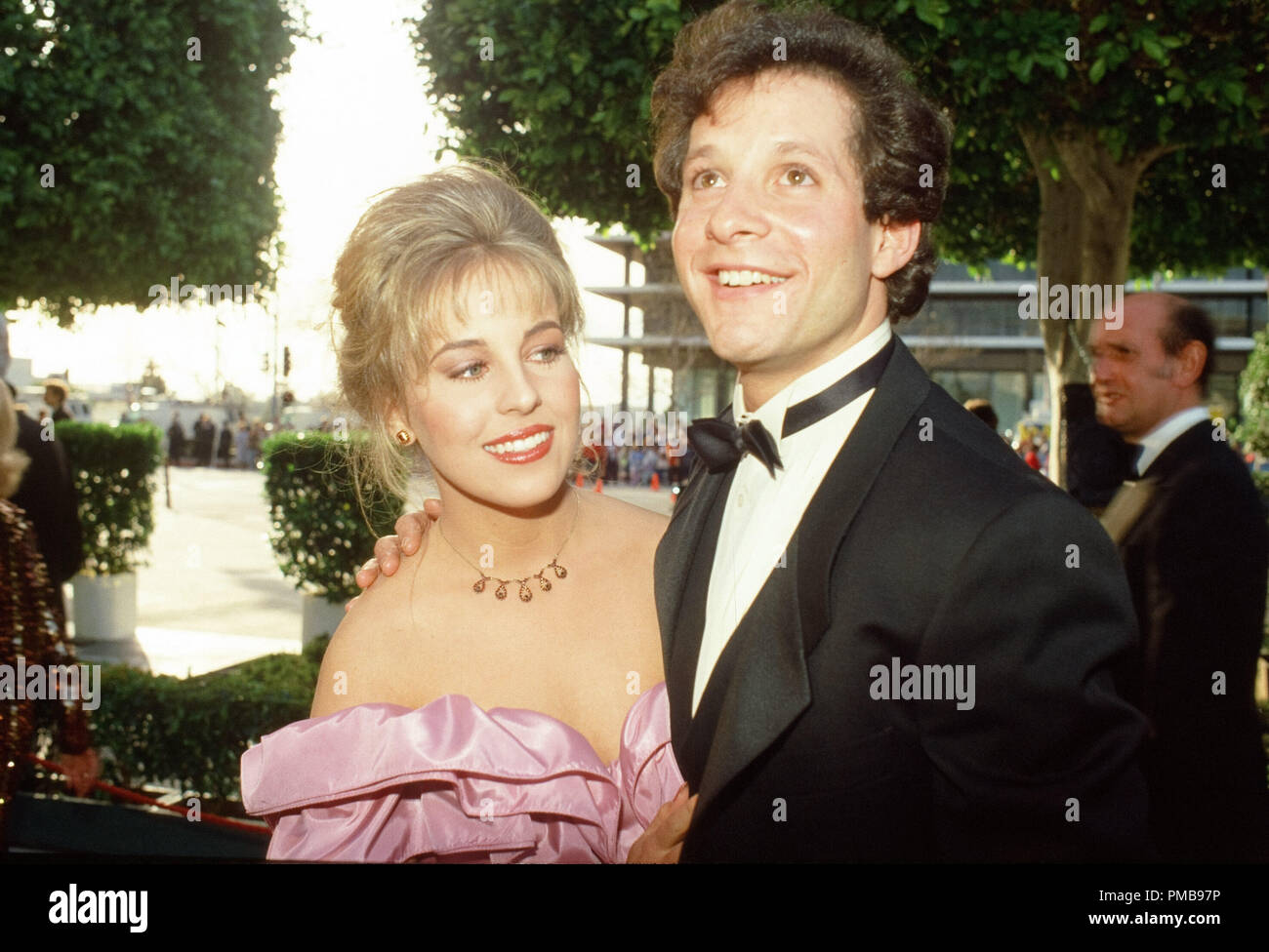Genie Francis and Steve Guttenberg circa 1985 File Reference # 32557 555THA Stock Photo