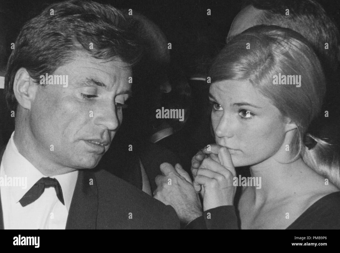 Yvette Mimieux with French film director Serge Bourguignon, circa 1966  File Reference # 32557 914THA Stock Photo