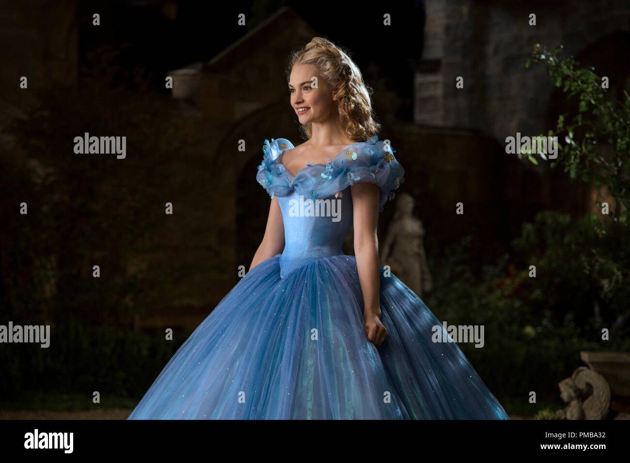 Lily James is Cinderella in Disney's live-action CINDERELLA, directed by  Kenneth Branagh Stock Photo - Alamy