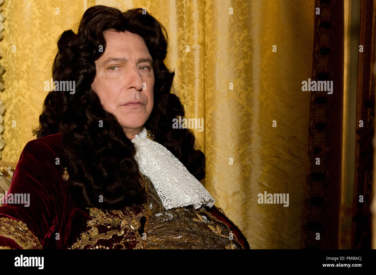 Alan Rickman thankful for lightweight Louis XIV wig