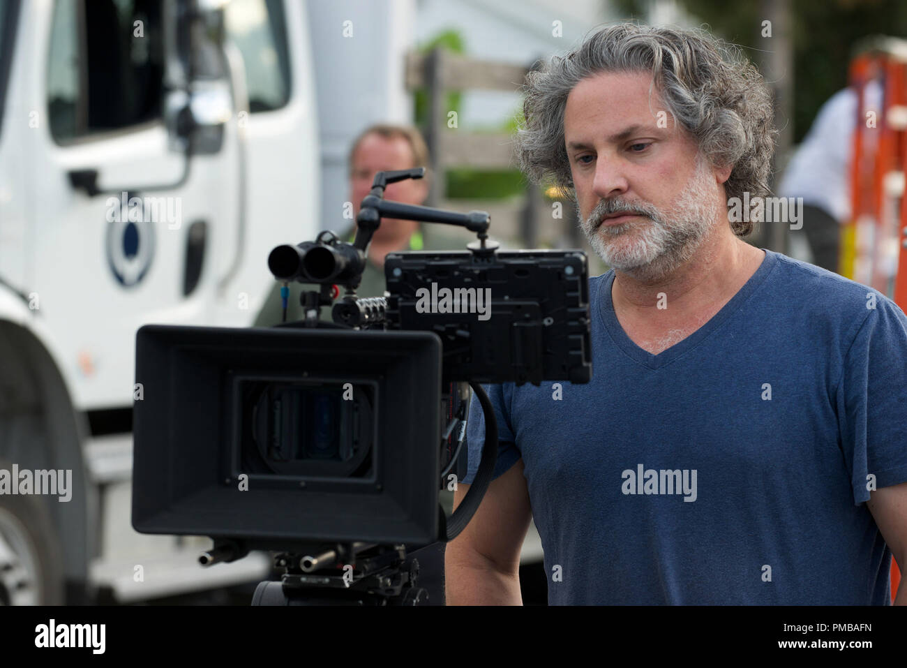 Director/producer Gregory Jacobs on the set of the Warner Bros. Pictures', 'MAGIC MIKE XXL,' a Warner Bros. Pictures release. Stock Photo