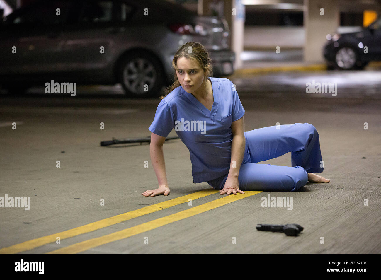 Emilia Clarke Plays Sarah Connor In Terminator Genisys From Paramount Pictures And Skydance Productions Stock Photo Alamy