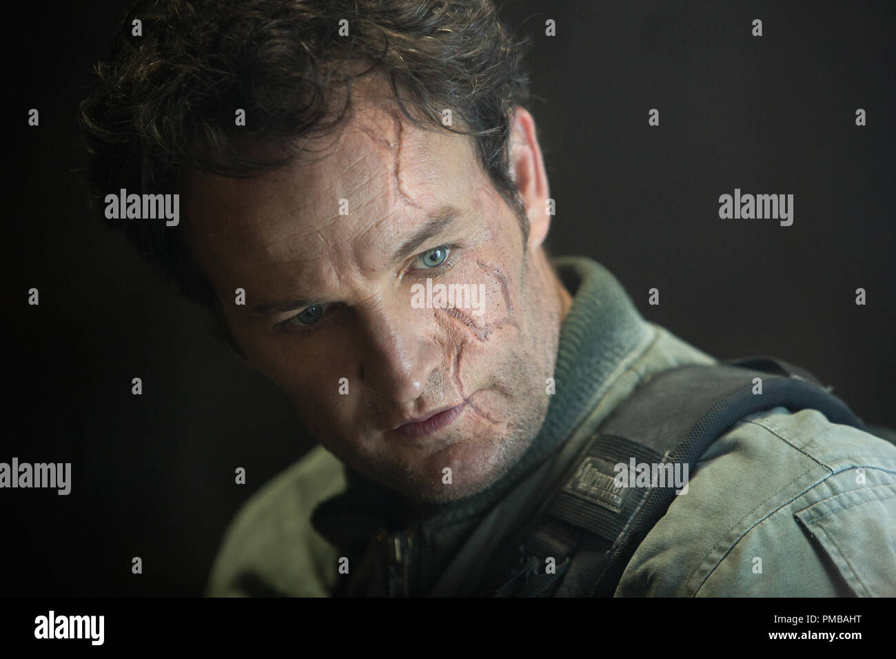 Jason Clarke plays John Connor in Terminator Genisys from Paramount Pictures and Skydance Productions. Stock Photo