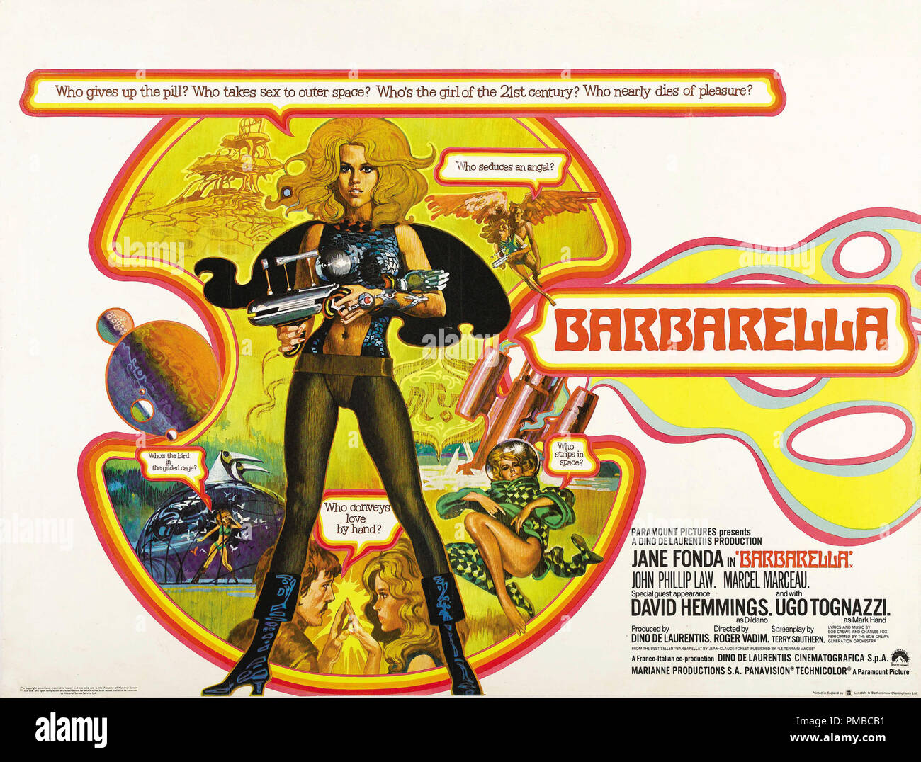Barbarella' Retro Movie Poster