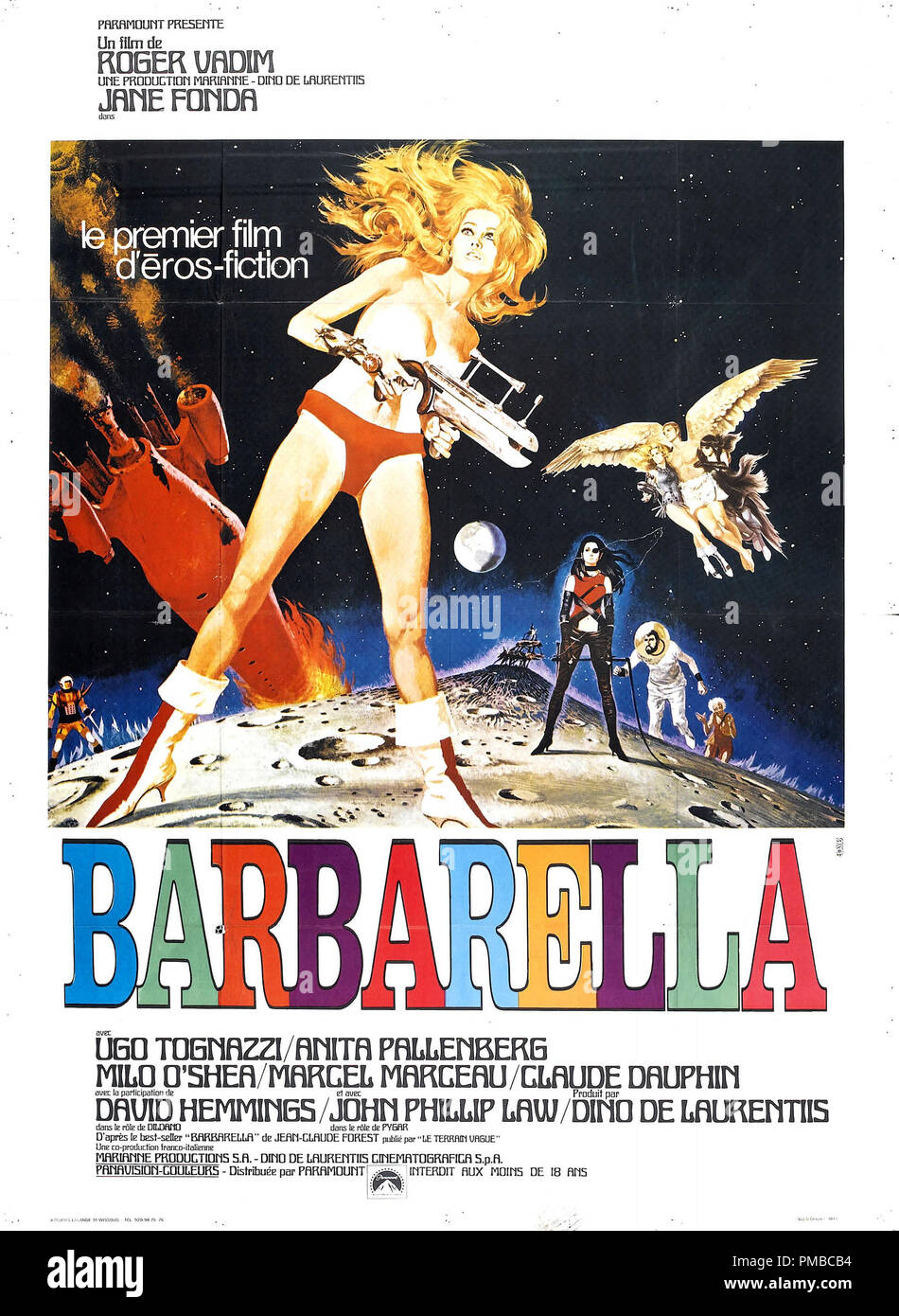 Jane Fonda, 'Barbarella', 1968 Paramount Pictures  Poster  File Reference # 32914 599THA Stock Photo