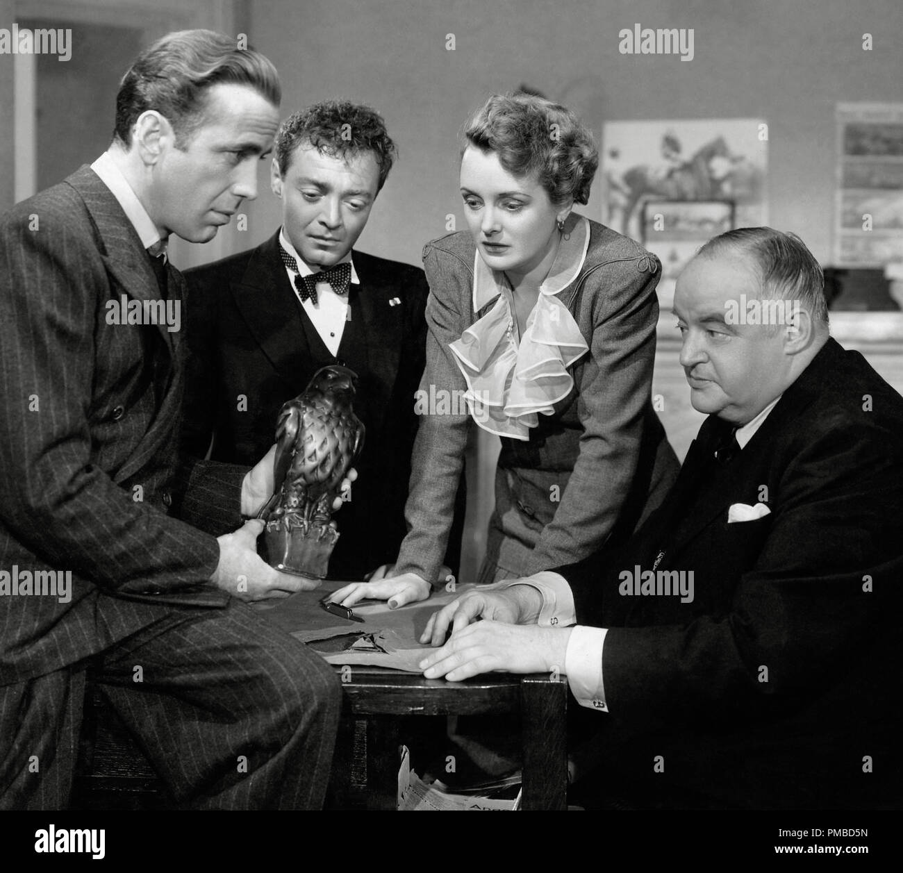 Humphrey Bogart, Peter Lorre, Mary Astor, Sydney Greenstreet, 
