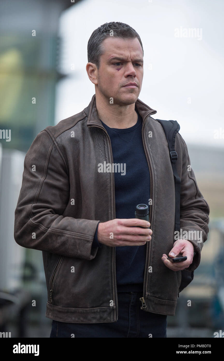 MATT DAMON returns to his most iconic role in 'Jason Bourne.'  2016 Stock Photo