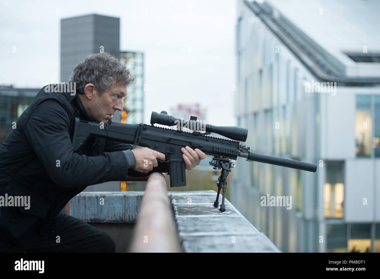 The Asset (VINCENT CASSEL) in 'Jason Bourne' 2016 Stock Photo