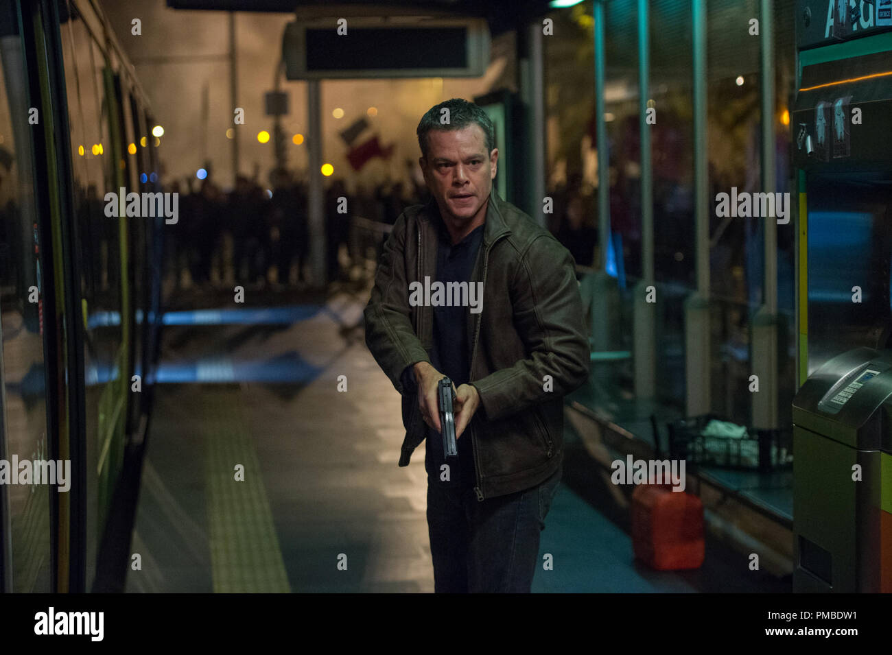 MATT DAMON returns to his most iconic role in 'Jason Bourne.'  2016 Stock Photo