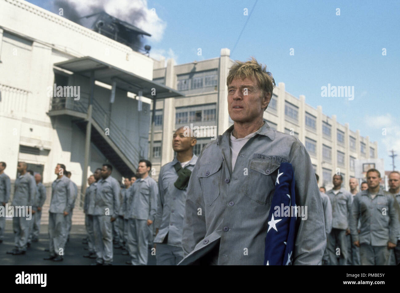 Courtmartialed General Irwin (ROBERT REDFORD) assembles his fellow prisoners to await the