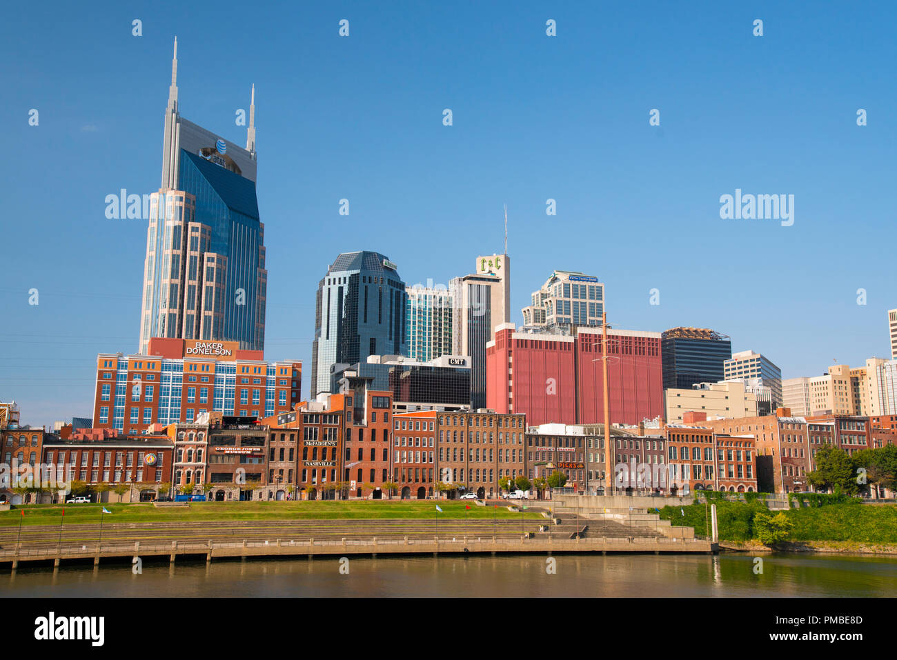 Downtown Nashville, Tennessee. Stock Photo