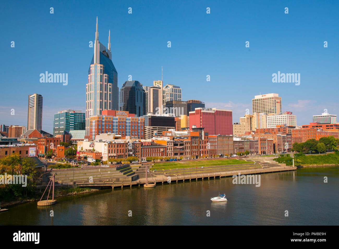 Downtown Nashville, Tennessee. Stock Photo