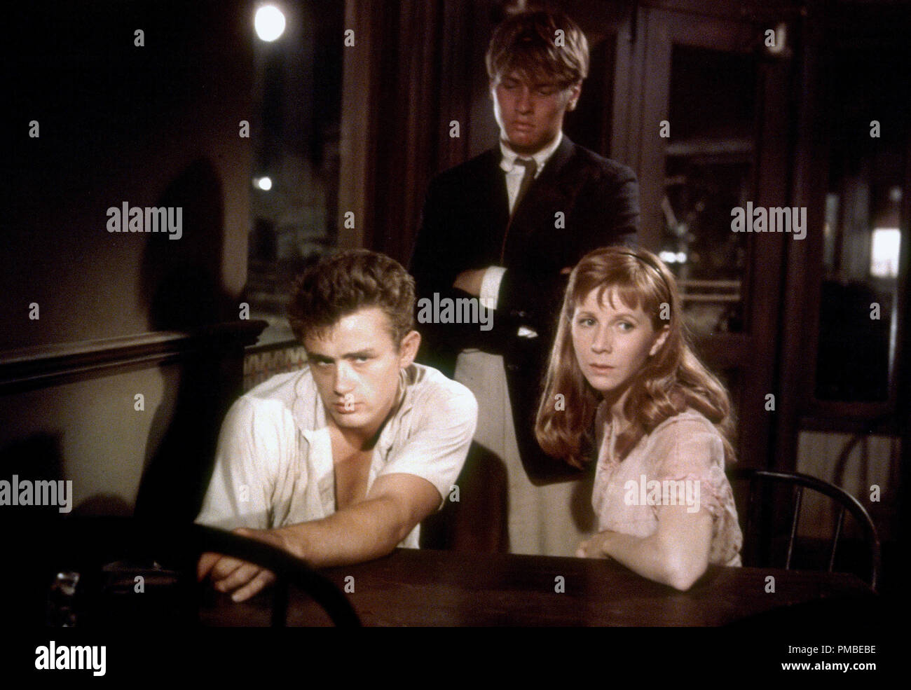 James Dean, Julie Harris and Richard Davalos, "East of Eden" 1955 Warner Bros. File Reference # 33371_603THA Stock Photo