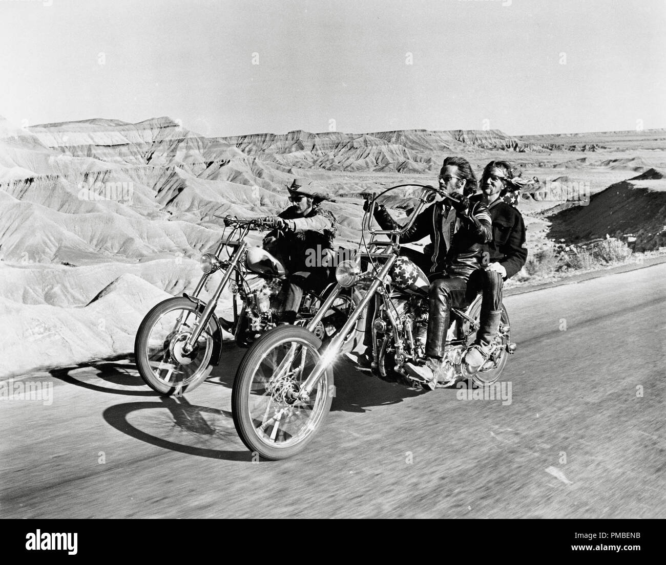 Dennis Hopper, Peter Fonda, "Easy Rider" 1969 Columbia Pictures File