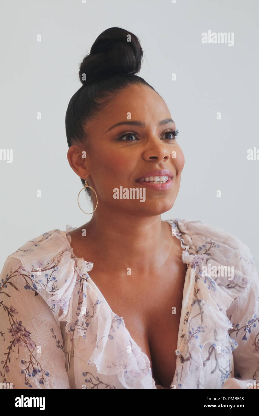 Sanaa Lathan at 'American Assassin' Press Conference held on July 24, 2017 at the Four Seasons Hotel in Beverly Hills,  California. No Tabloids. No USA sales for 30 days of origination. File Reference # 33384 020JRC  For Editorial Use Only -  All Rights Reserved Stock Photo