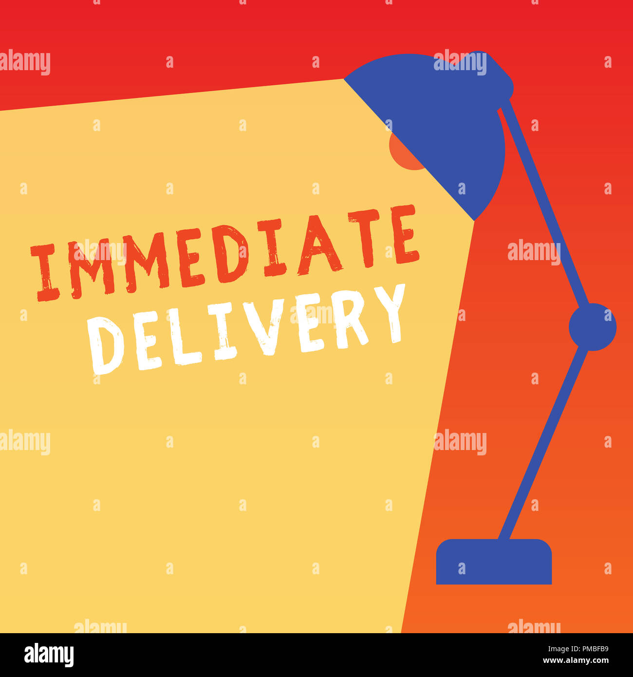Word writing text Immediate Delivery. Business concept for Send it Now ...