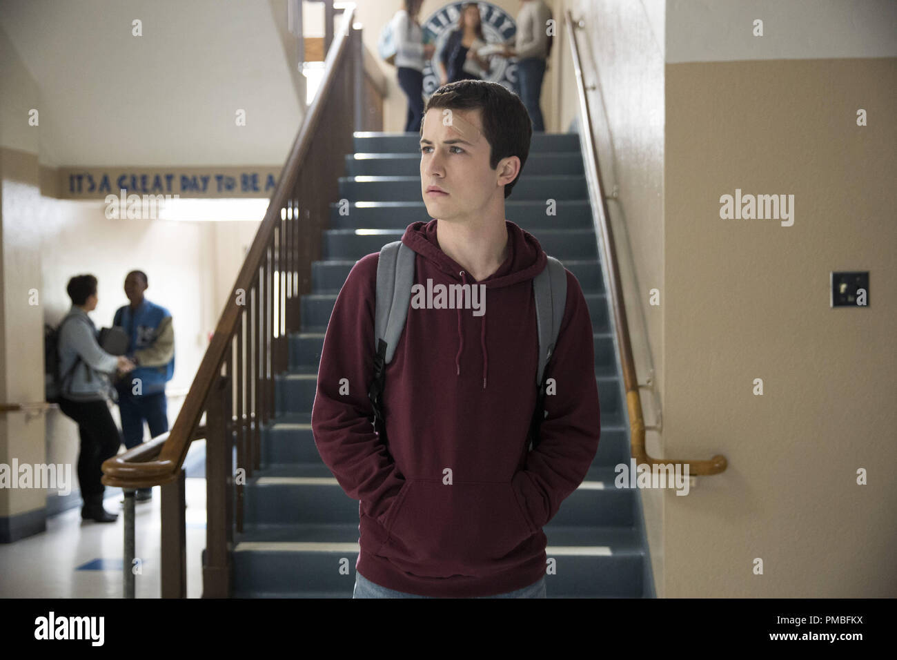 Dylan Minnette, “13 Reasons Why” Season 1 (2017) Netflix Stock Photo