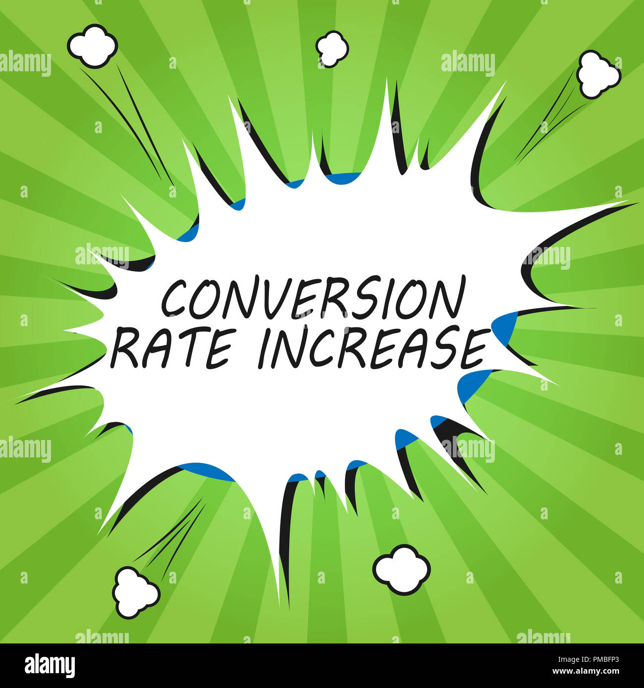Handwriting text writing Conversion Rate Increase. Concept meaning ...