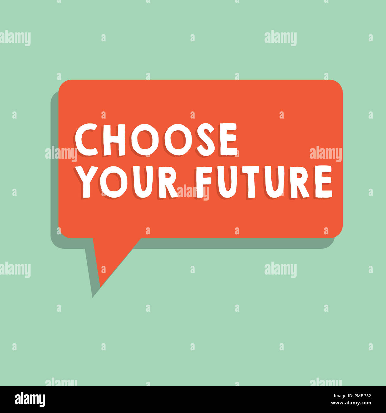 Text sign showing Choose Your Future. Conceptual photo Choices make today  will define the outcome of tomorrow Stock Photo - Alamy